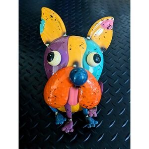 Colorful Metal Dog Bobble Head